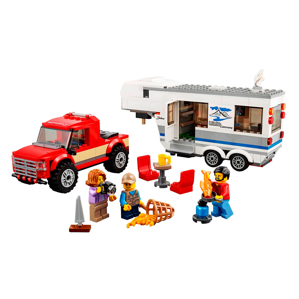 

Конструктор LEGO City Пикап и фургон (60182)
