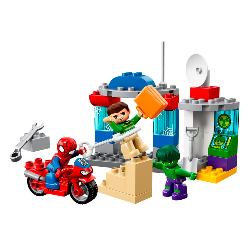 

Конструктор LEGO Marvel Super Heroes Приключения Человека паука и Халка (10876)