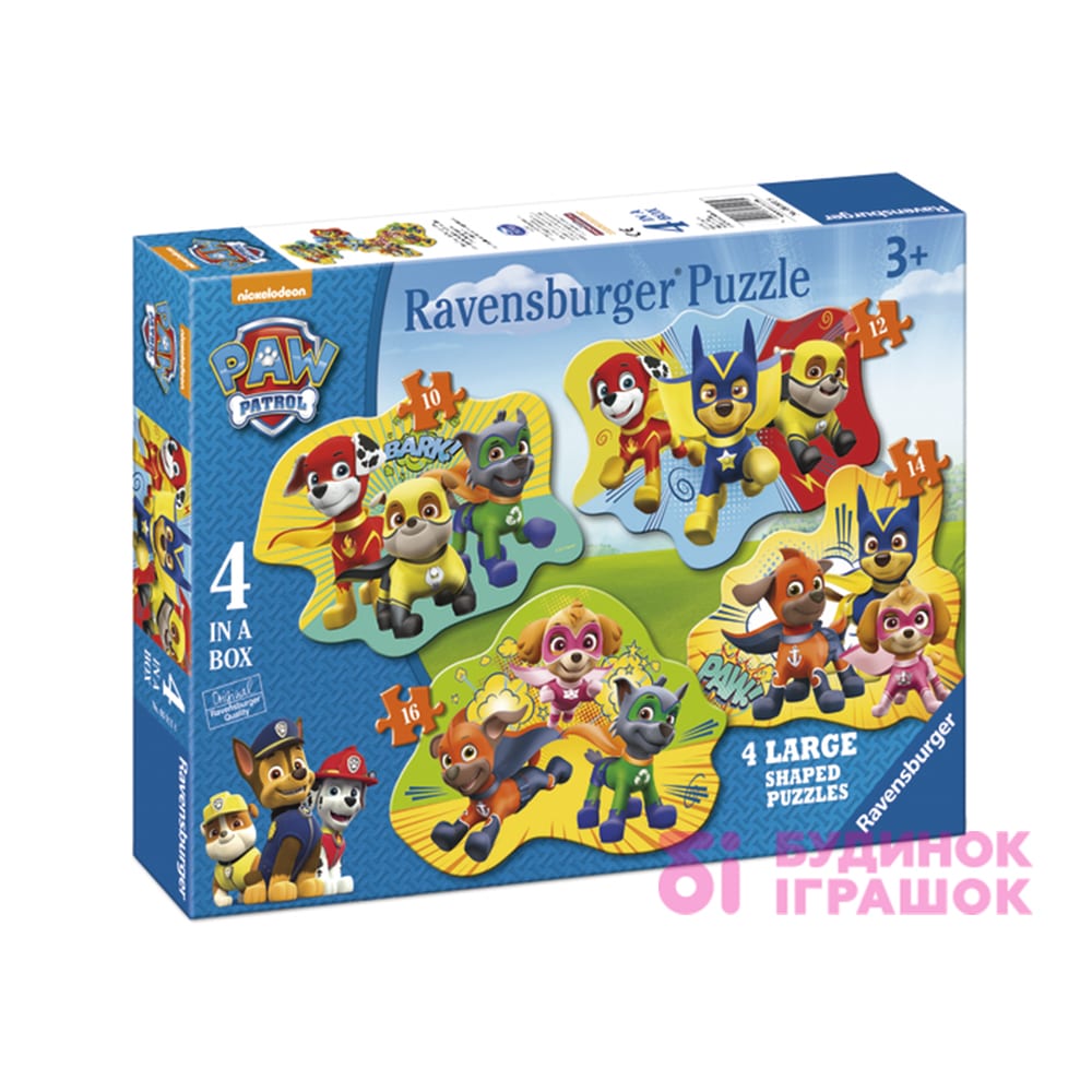 

Пазл Щенячий патруль 4 в 1 Ravensburger (06911)