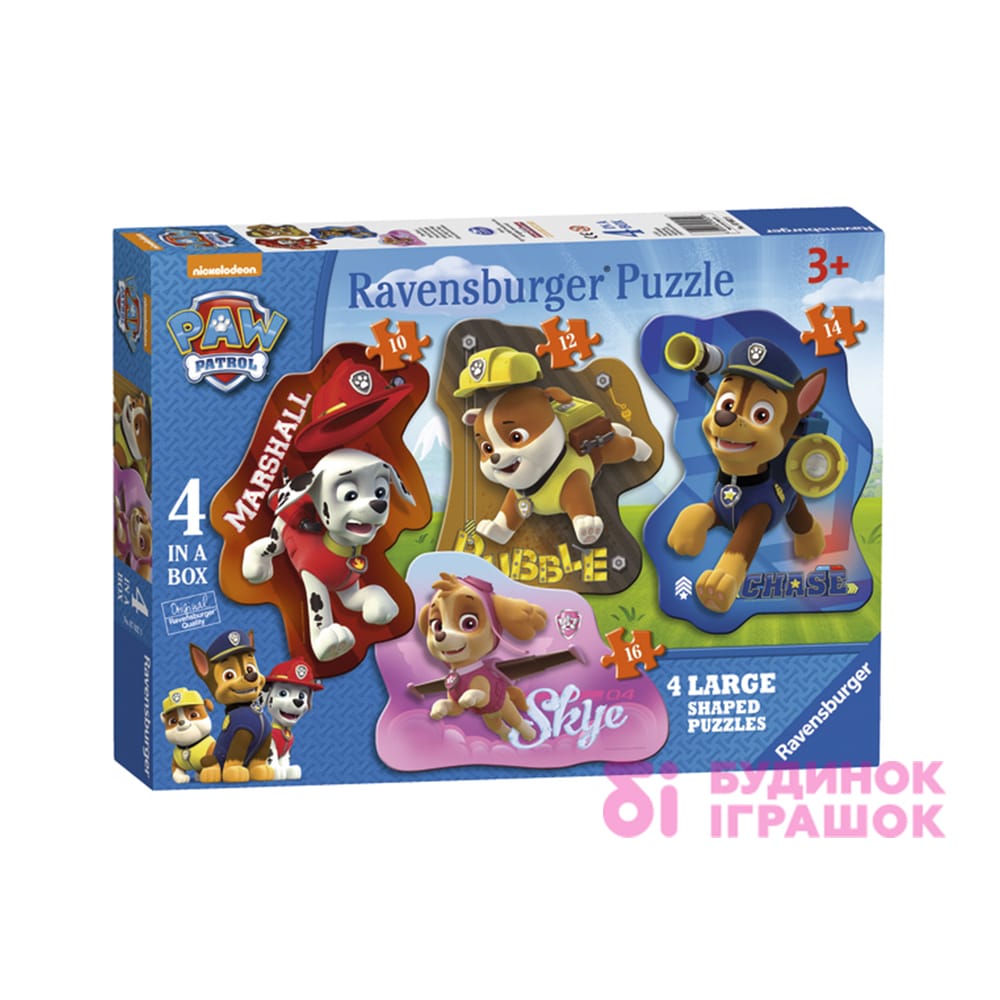 

Пазл Щенячий патруль 4 в 1 Ravensburger (07032)