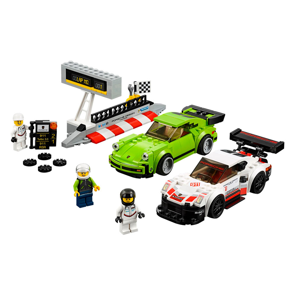

Конструктор LEGO Speed ​​Champions Автомобили Porsche 911 RSR и 911 Turbo 3.0 (75888)
