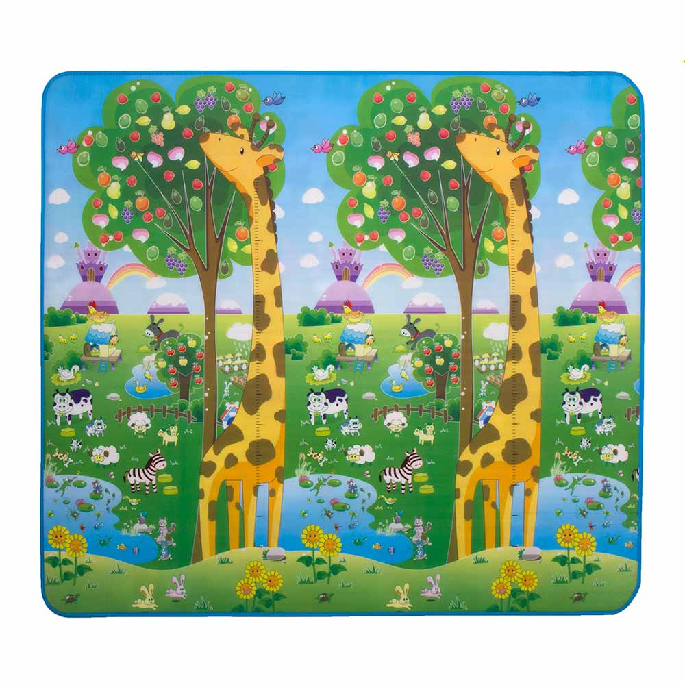 

Детский двусторонний коврик Limpopo большая жирафа и солнечный день (LP009-200)