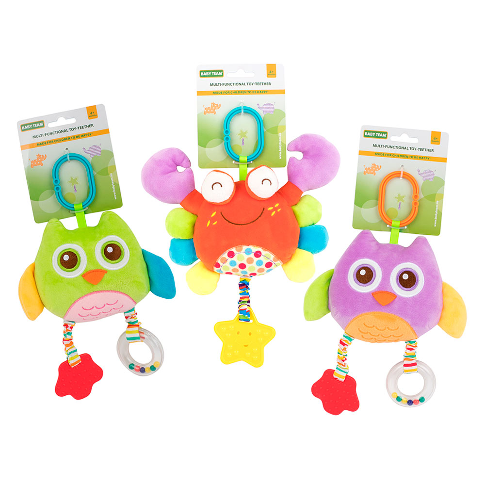 Акция на Підвіска-прорізувач Baby Team багатофункціональна асортимент (8533) от Будинок іграшок