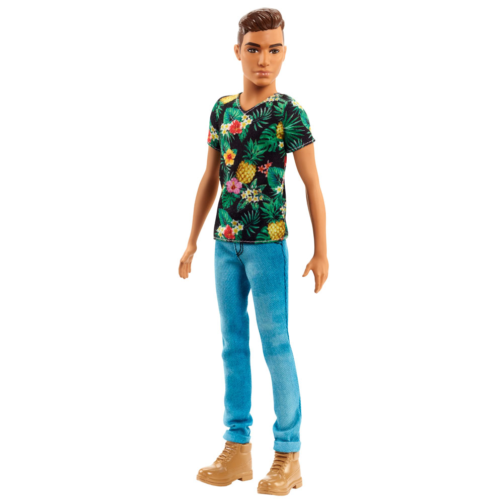 

Кукла Barbie Кен Модник Tropical Vibes Shirt and Faded Blue Denim Pants (DWK44/FJF73)
