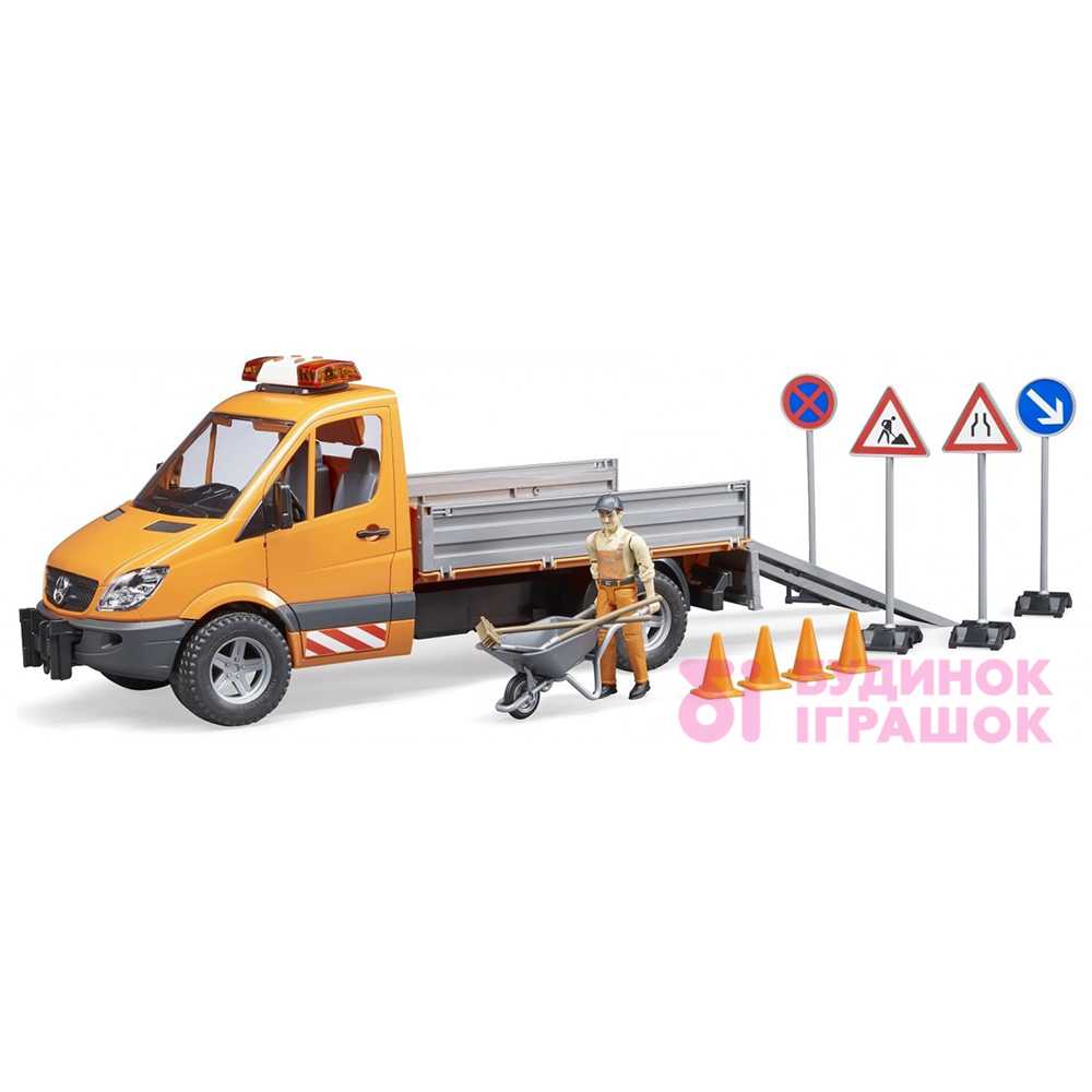 

Машинка игрушечная Дорожная служба Bruder Mercedes Benz Sprinter (02537)