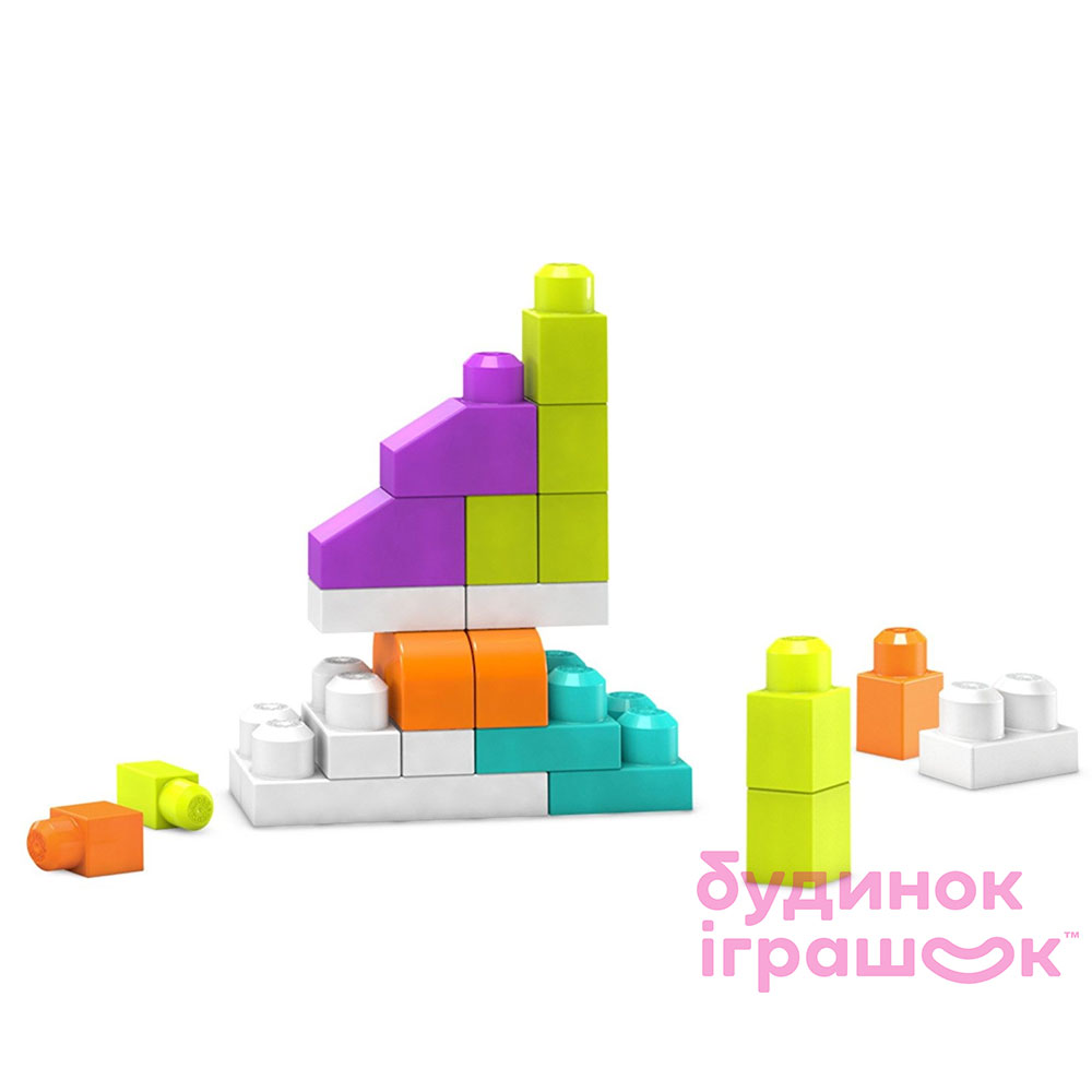 

Конструктор Mega Bloks Большой кубик 40 деталей (FRX19)