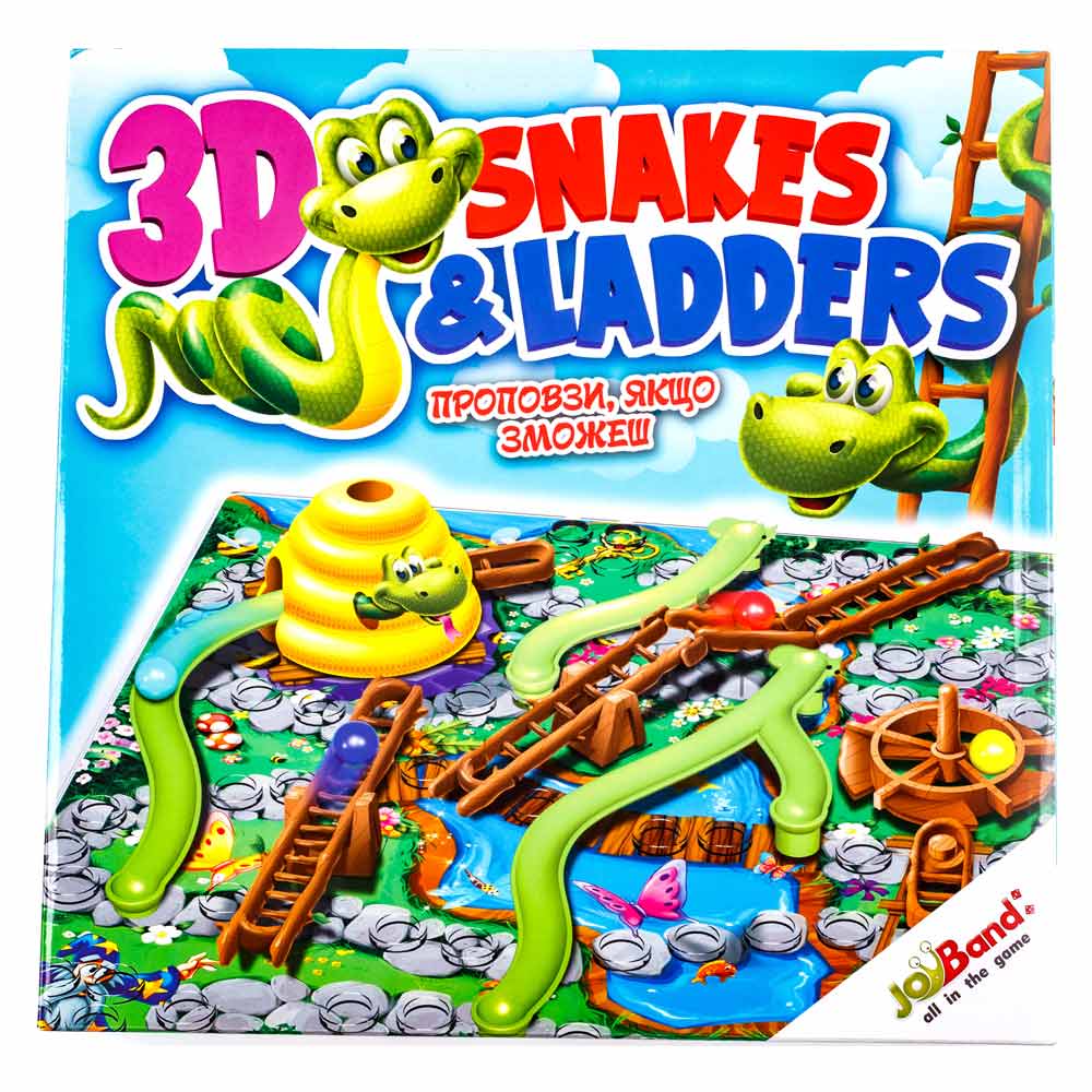 Акція на Настольная игра JoyBand Змейки и ступени (40405) від Будинок іграшок