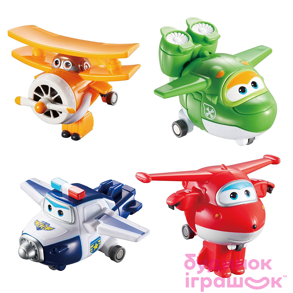 

Игровой набор Super wings фигурки-трансформеры Jett/Mira/Paul/Grand Albert (YW710610)