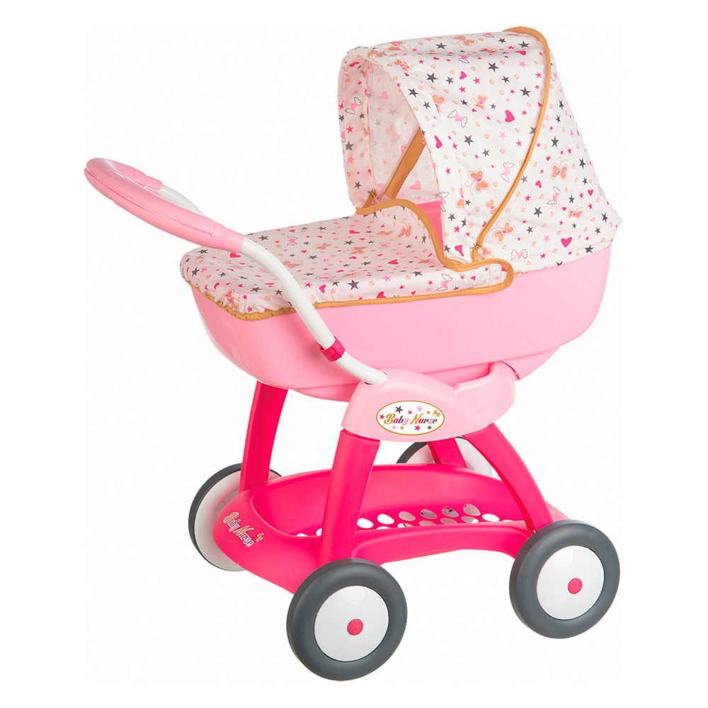 

Коляска Smoby Baby Nurse с люлькой и корзиной (251123)