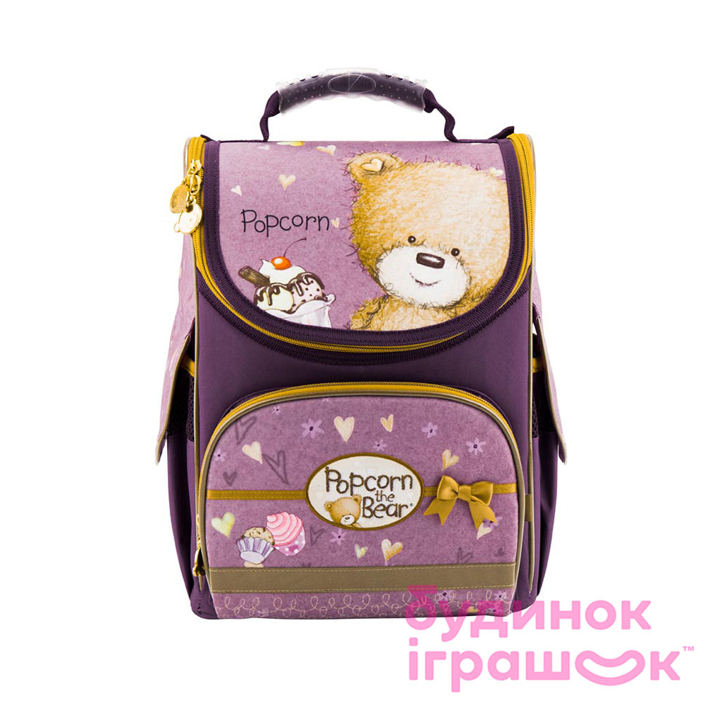 

Рюкзак школьный Kite Popcorn the Bear каркасный (PO18-501S-1)