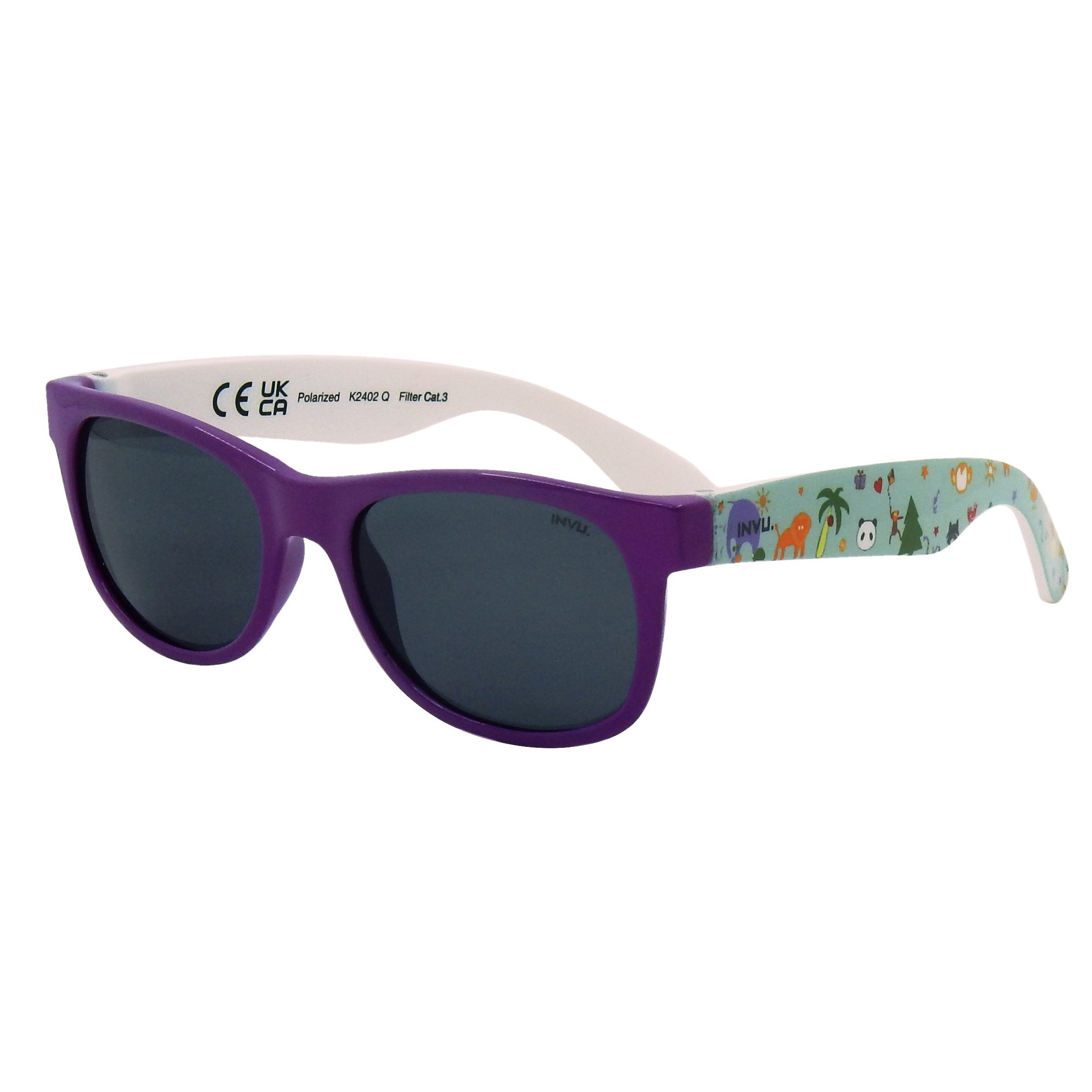 

Сонцезахисні окуляри INVU Вайфарери фіолетові (2402Q_K)
