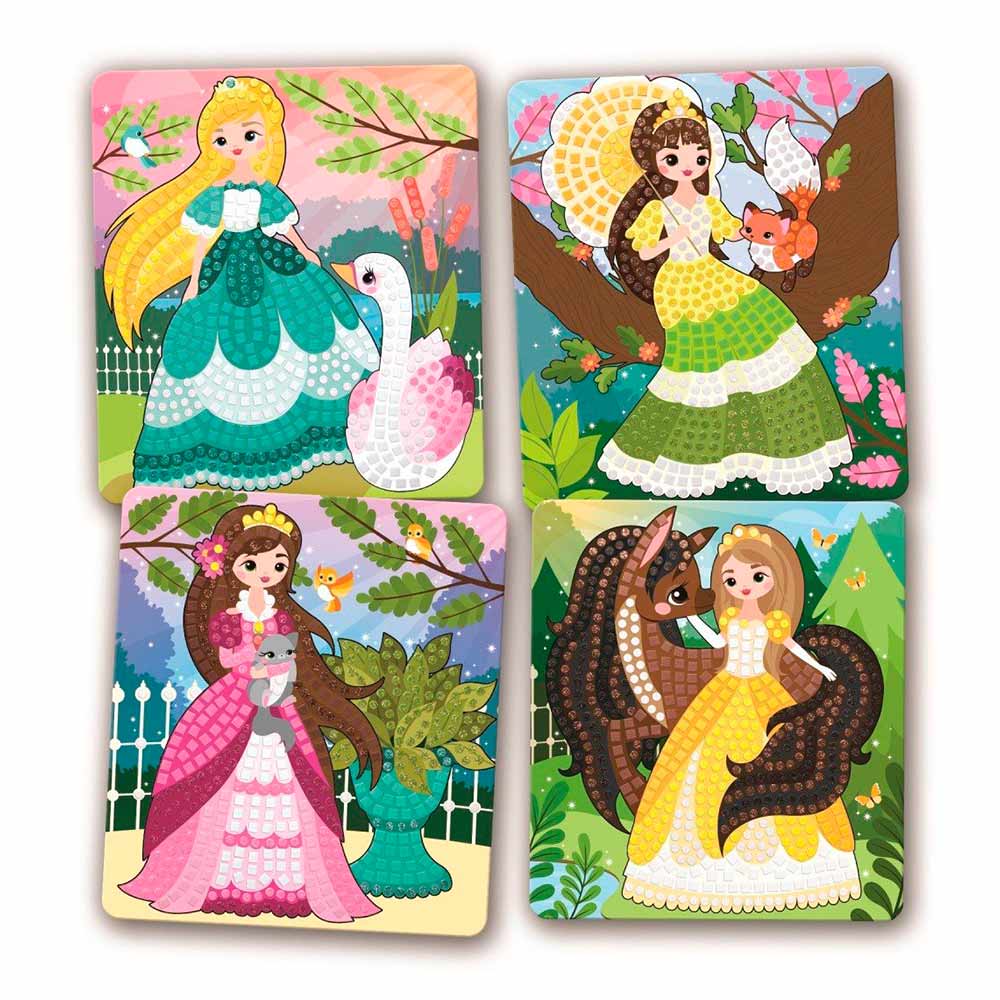 

Стикеровая мозаика ORB Волшебные принцессы (77358)