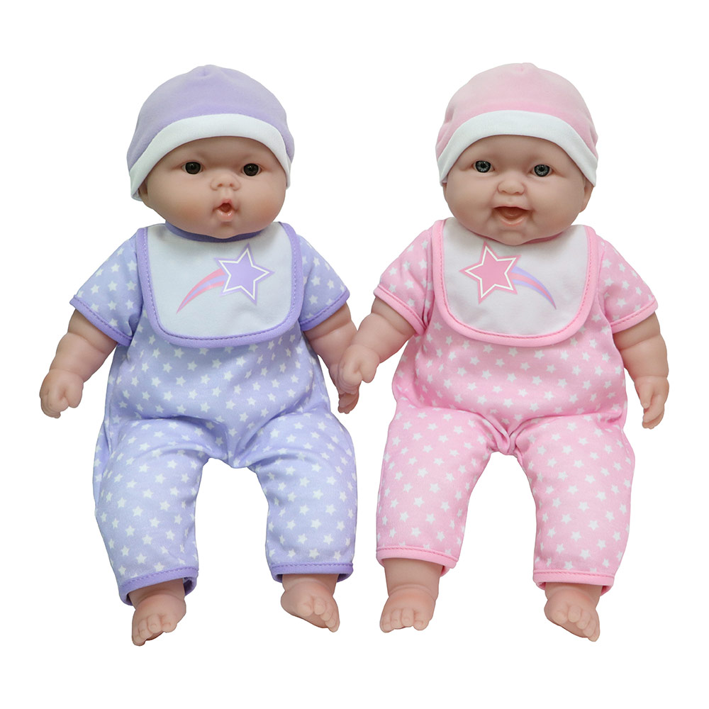 

Пупсы JC Toys Двойняшки мягкие 33 см (JC35024)