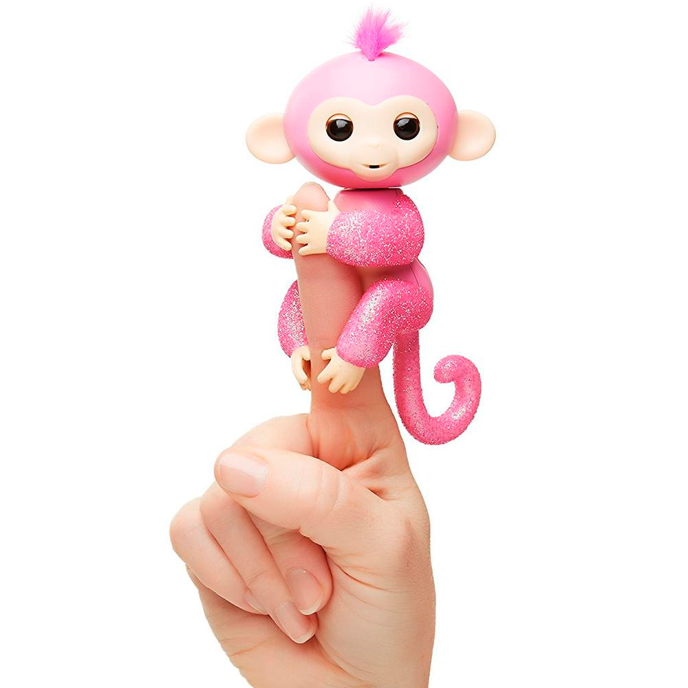 

Интерактивная игрушка Fingerlings Обезьянка Рози розовая 12 см (W3760/3764)