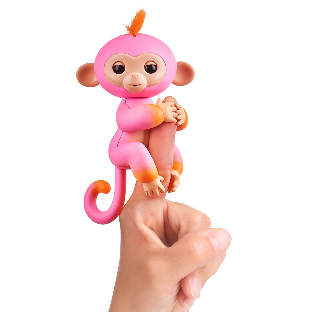 

Интерактивная игрушка Fingerlings Обезьянка Саммер розово-оранжевая 12 см (W37204/3725)