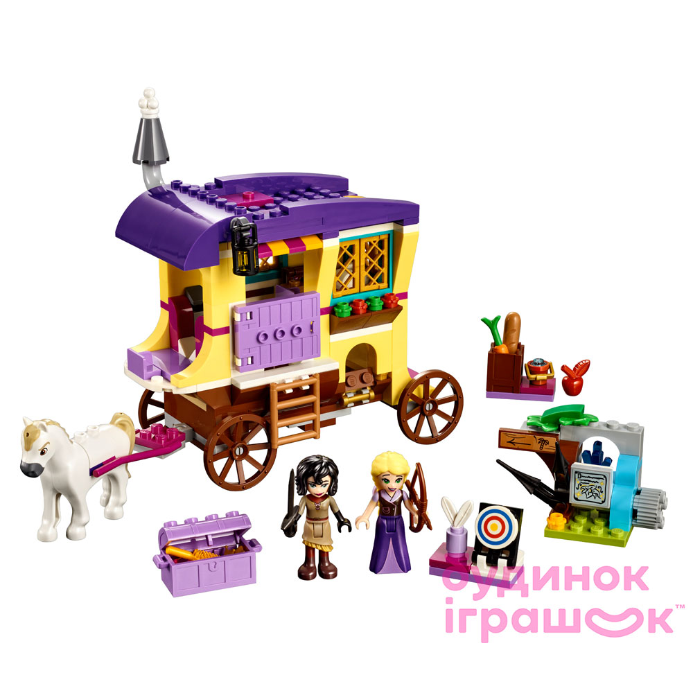 

Конструктор LEGO Disney princess Странствующий фургончик Рапунцель (41156)