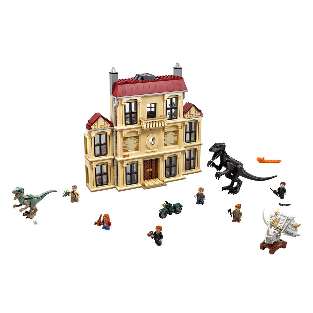 

Конструктор LEGO Jurassic world Ярость индораптора в поместье Локвуд (75930)