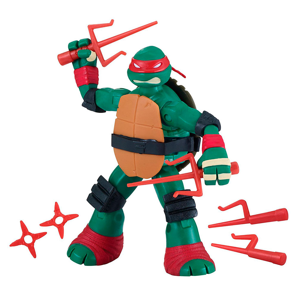 

Фигурка черепашки-ниндзя TMNT Рафаель Рестайлинг с боевым панцирем (90733)
