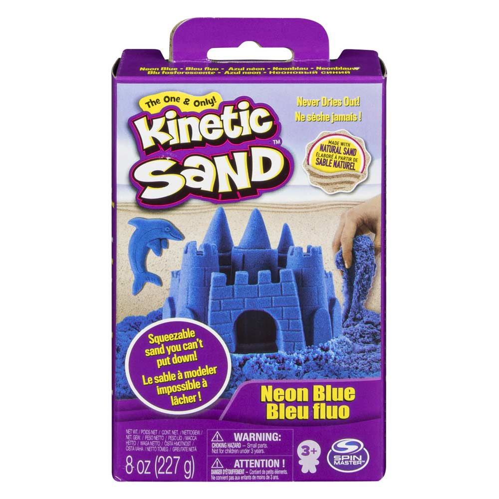 

Кинетический песок Kinetic Sand Neon голубой (71423B)