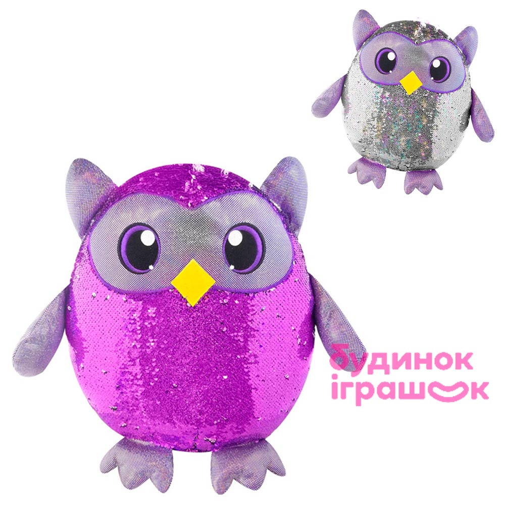 

Мягкая игрушка Shimmeez Мудрая сова с пайетками 20 см (SMZ01022)