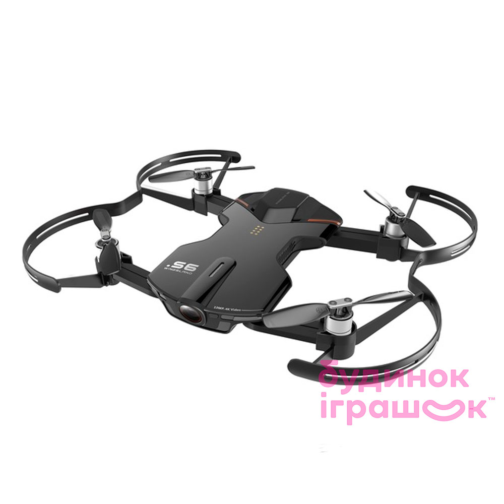 

Дрон Wingsland S6 GPS 4K Pocket Drone-2 Batteries pack черный (6381694)