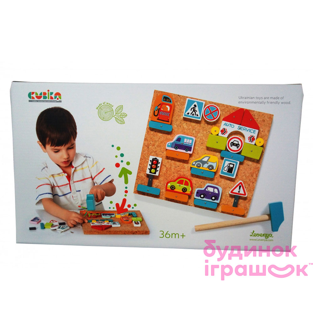 

Деревянная игрушка Cubika Аппликация 1 (13883)