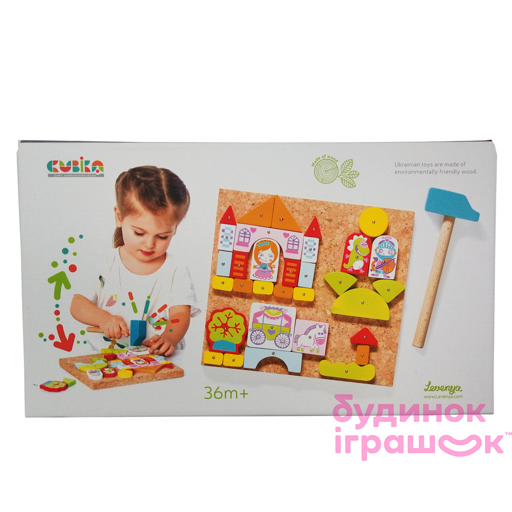 

Деревянная игрушка Cubika Аппликация 2 (13890)