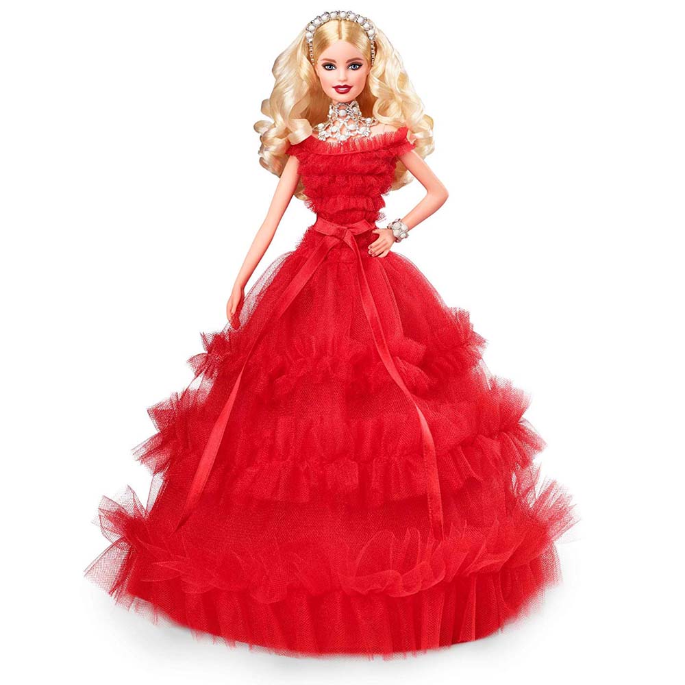 

Кукольный набор Barbie Праздничная Барби 2018 блондинка (FRN69)