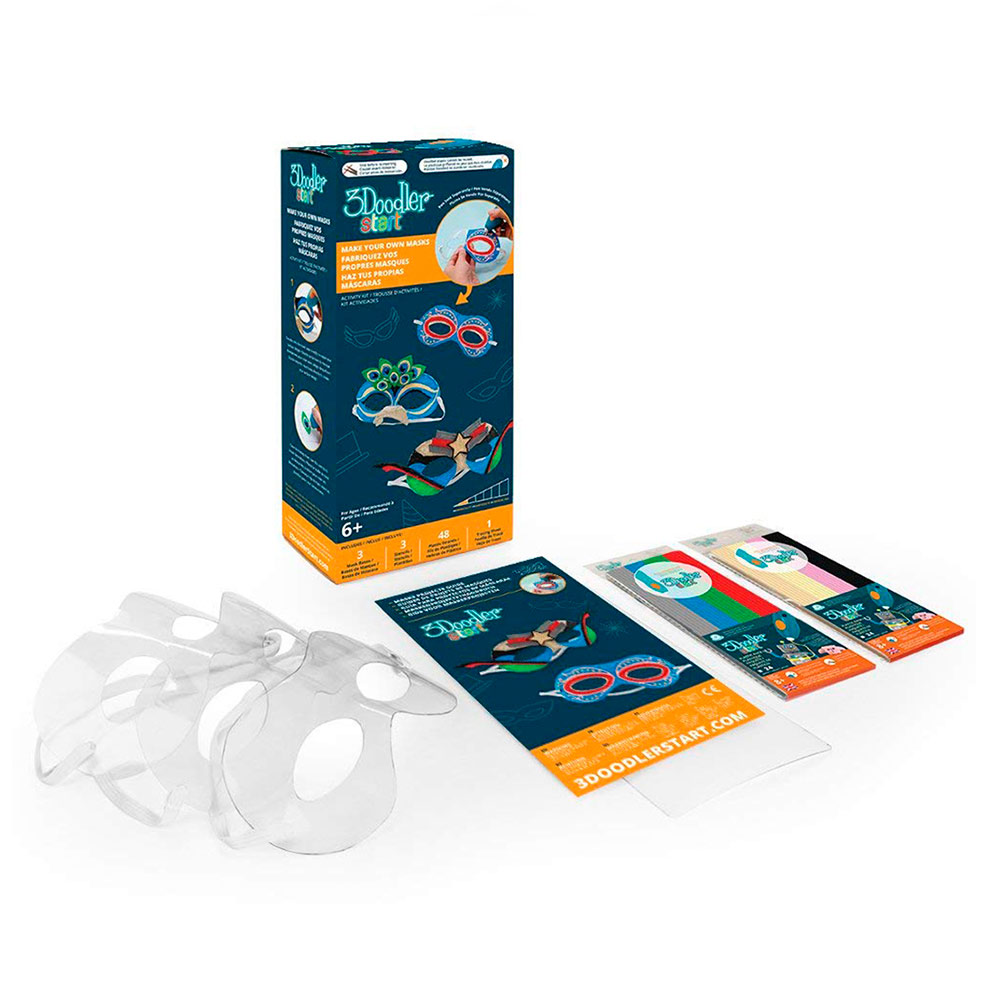 

Набор аксессуаров для 3D-ручки 3Doodler Start Маскарад (8SMKMASK3R)