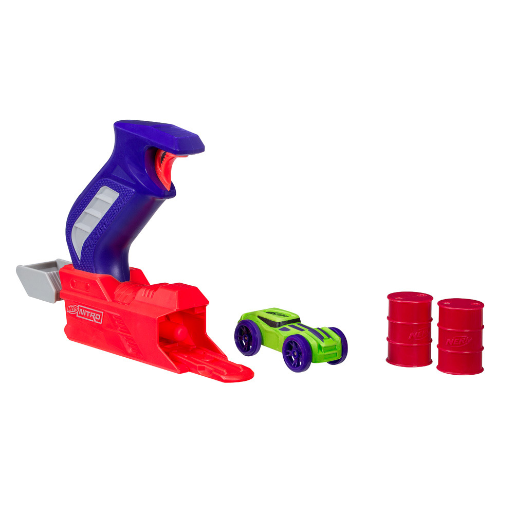 

Набор Nerf Nitro Пусковое устройство и машинка с синей рукояткой (C0780/C0781)