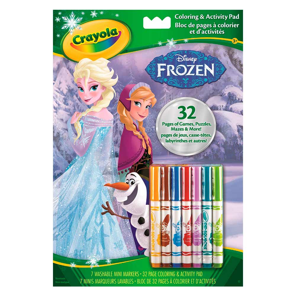 

Раскраска с фломастерами Crayola Холодное сердце (04-5900)