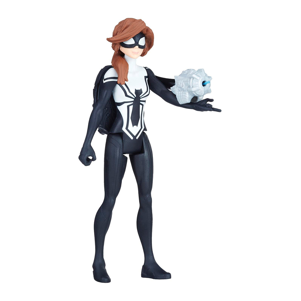 Акция на Фігурка персонажа Spider-Man Спайдер-дівчина з аксесуарами (E0808/E1106) от Будинок іграшок