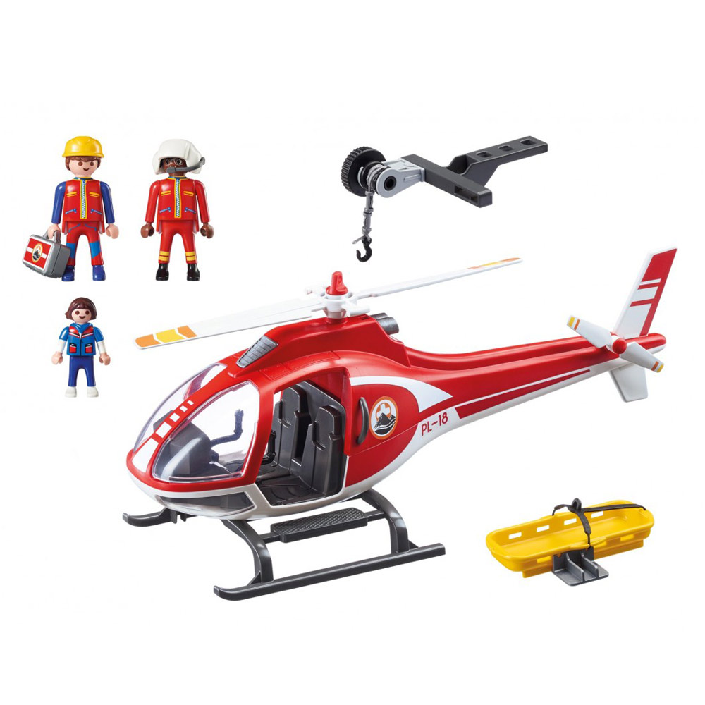 

Конструктор Playmobil Action Горноспасательный вертолёт (9127)