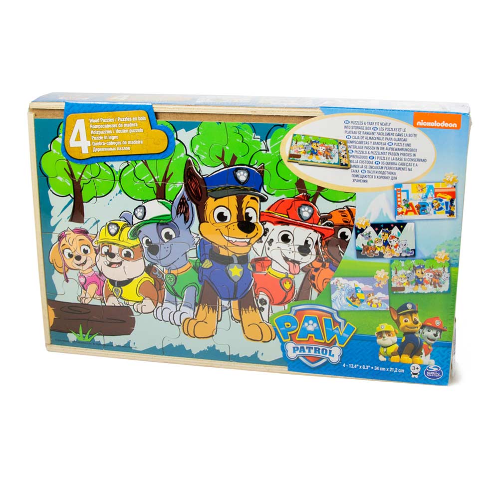 

Пазл Paw Patrol 4 в 1 деревянный (SM98301/6032978)