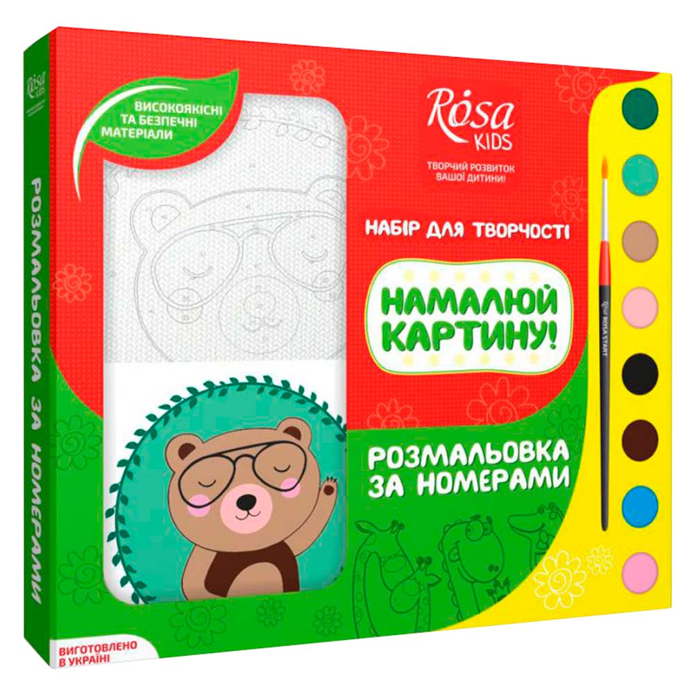 

Набор Rosa Разрисовка по номерам Медвежонок (N0000236)