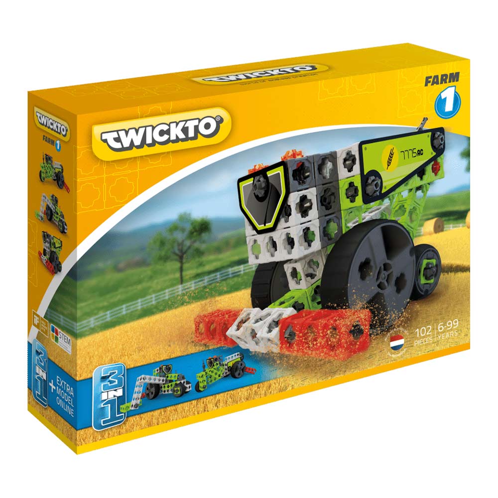

Конструктор Twickto Farm 1 Комбайн трактор погрузчик (6413969)