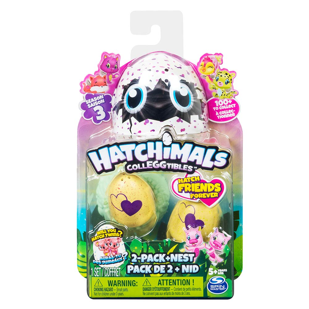

Набор Hatchimals Colleggtibles S3 Гнездо и 2 яйца с фигурками сюрприз (SM19103/6041332)