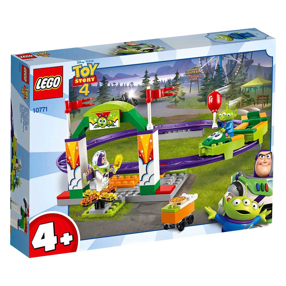 

Конструктор LEGO Juniors Toy Story 4 Аттракцион Паровозик (10771)