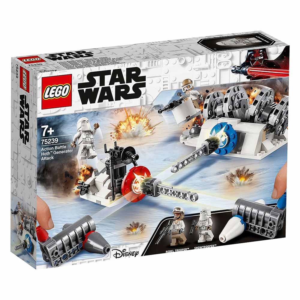 

Конструктор LEGO Star wars Разрушение генераторов на Хоте (75239)