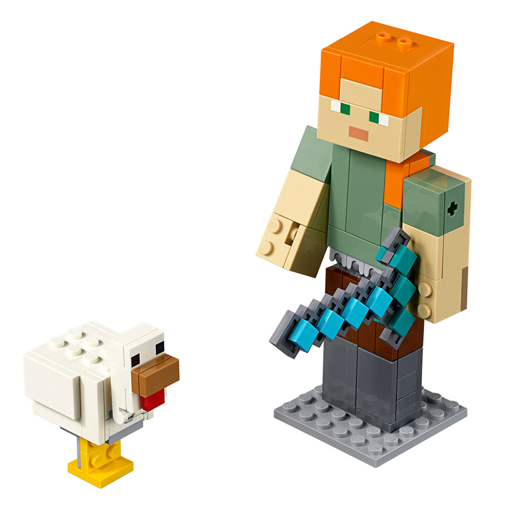 

Конструктор LEGO Minecraft Алекс с цыпленком (21149)