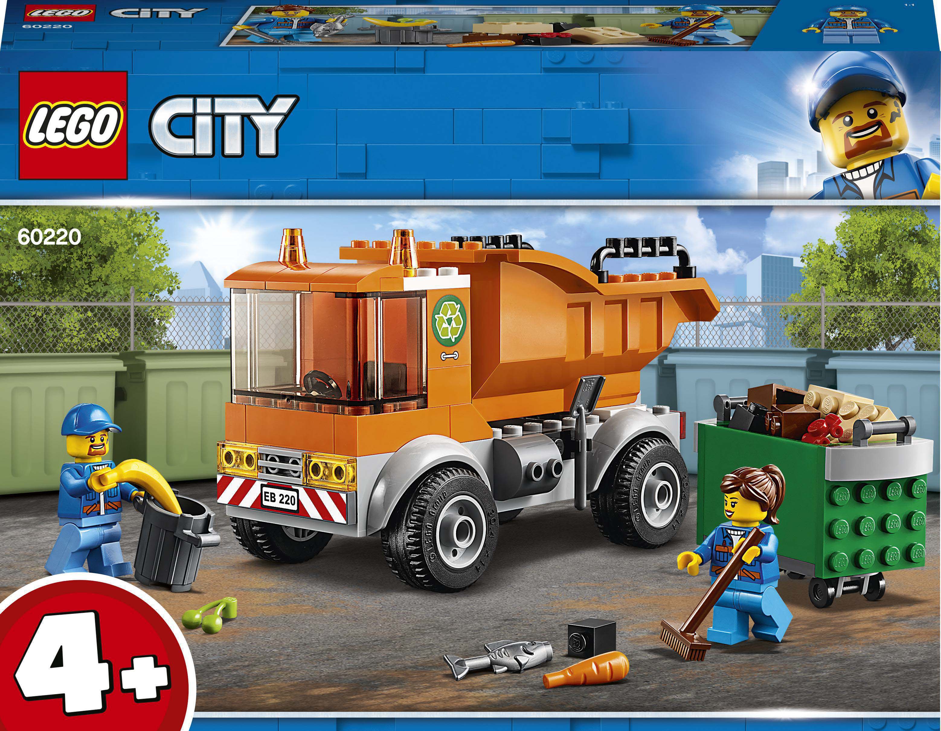 Акція на Конструктор LEGO City Мусоровоз (60220) від Будинок іграшок