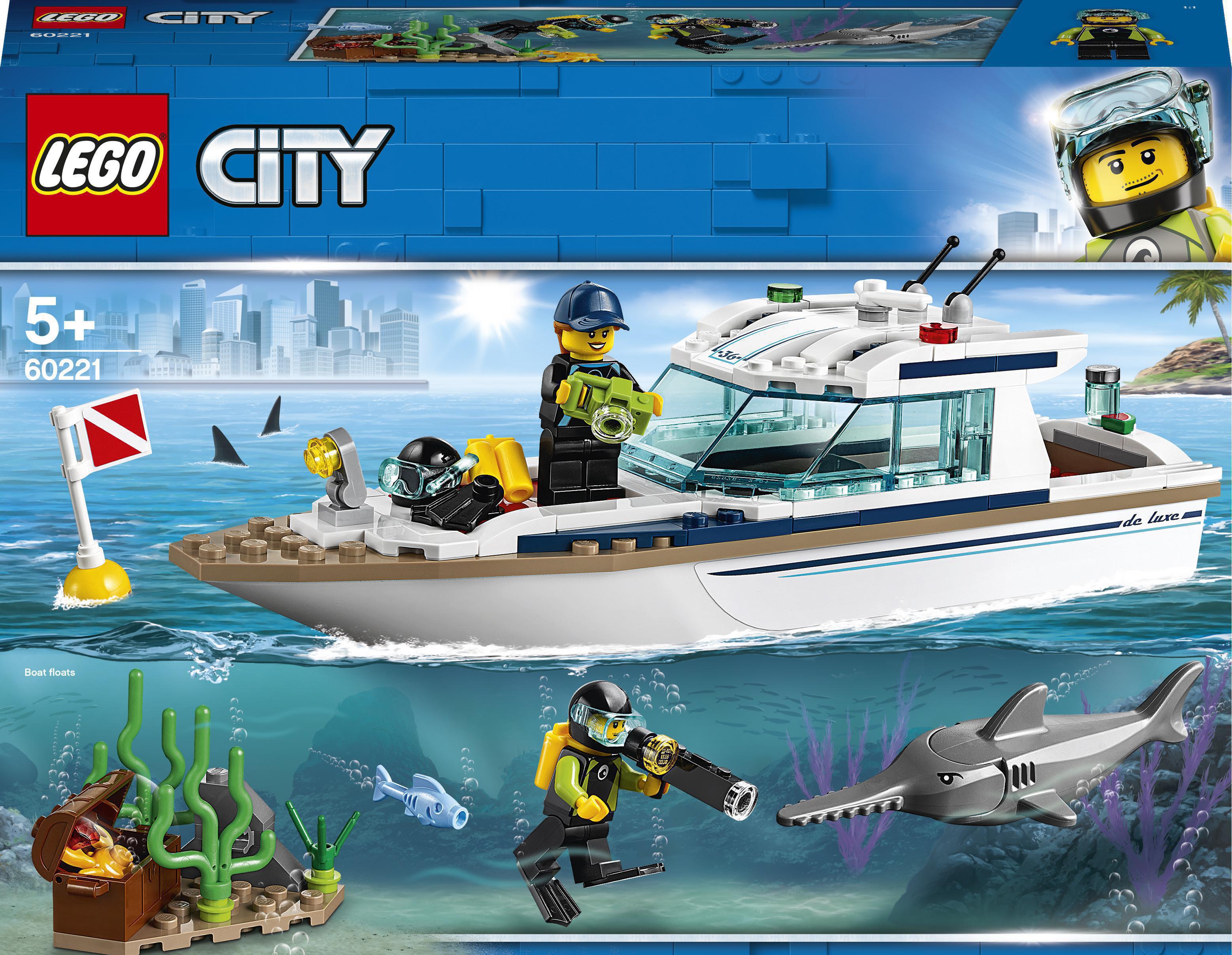 

Конструктор LEGO City Яхта для дайвинга (60221)