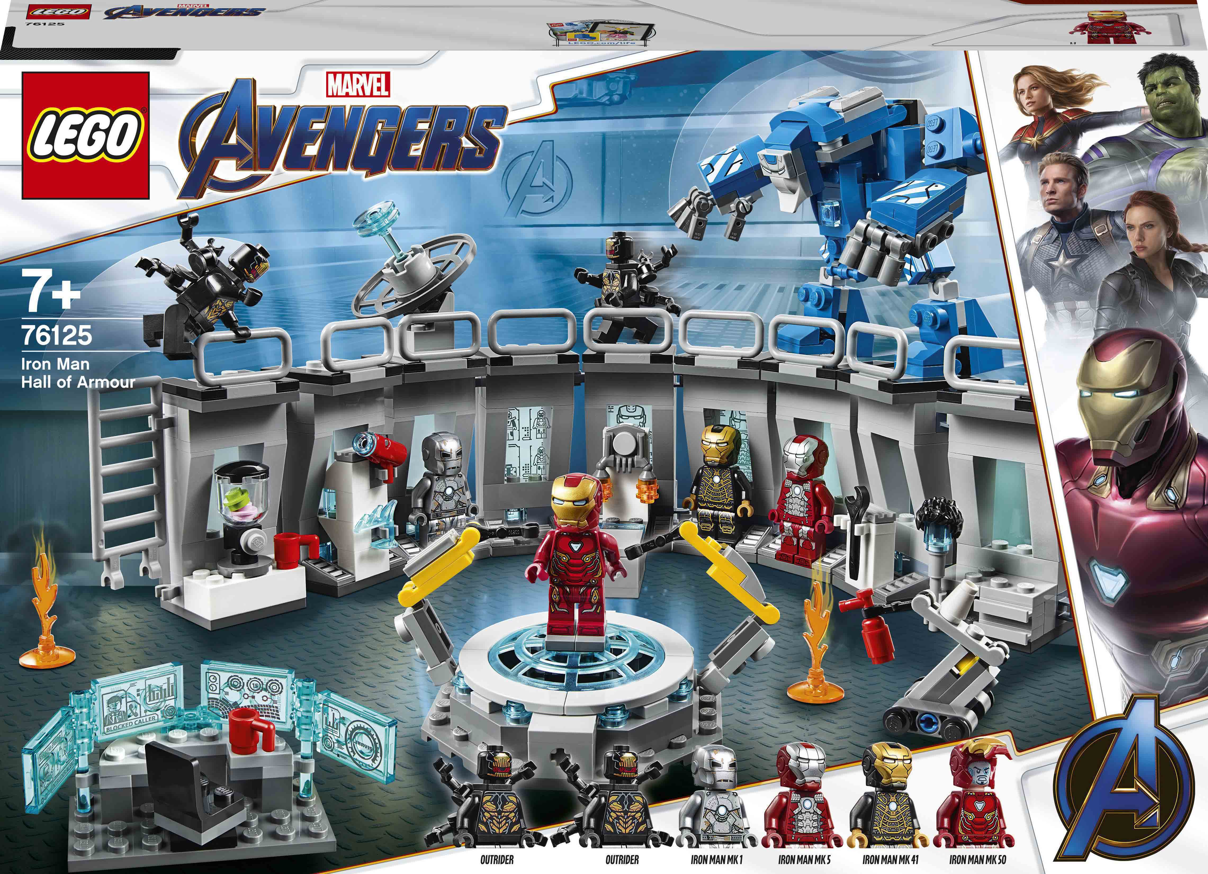 

Конструктор LEGO Marvel Super Heroes Лаборатория Железного человека (76125)