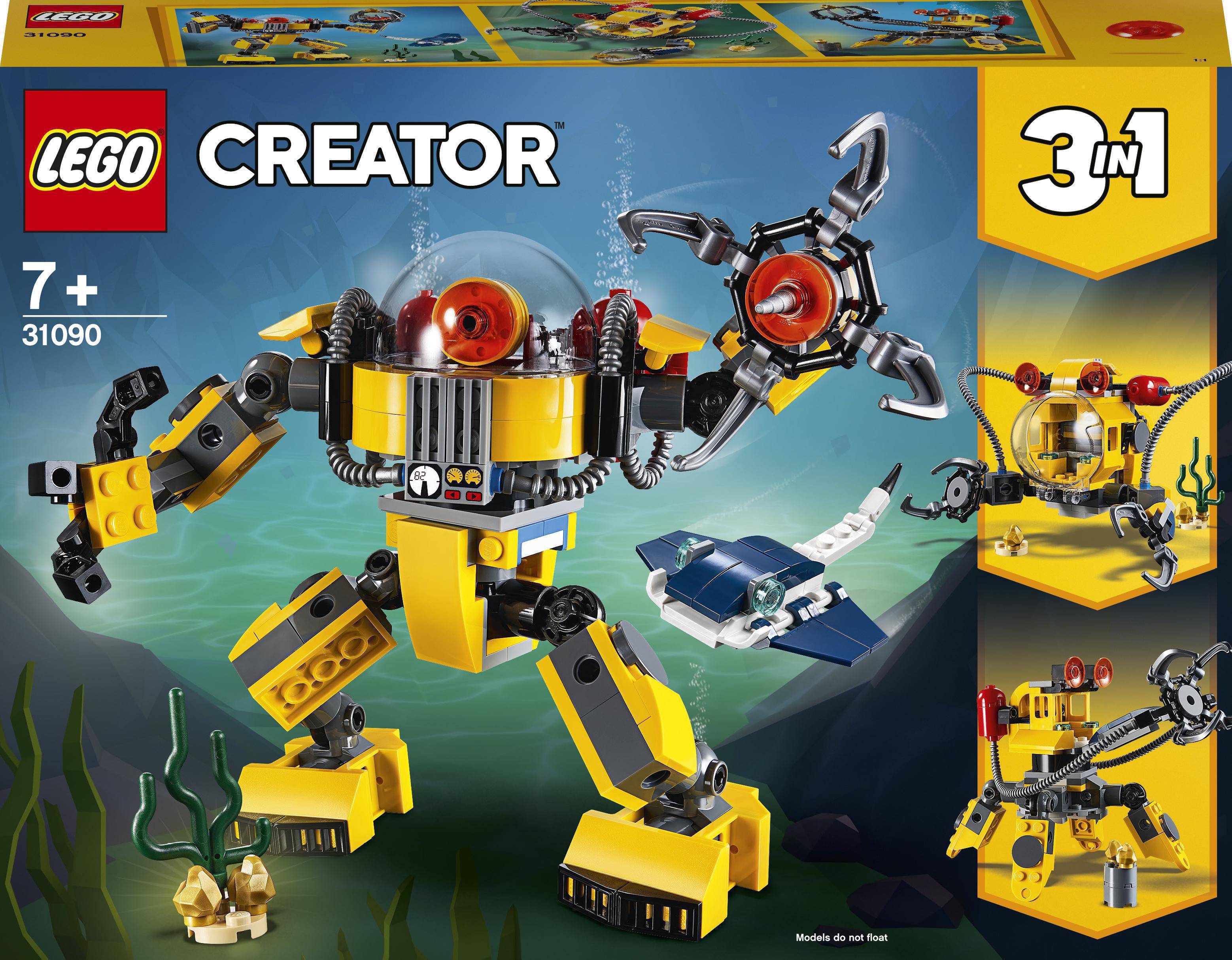 

Конструктор LEGO Creator Робот для подводных исследований (31090)