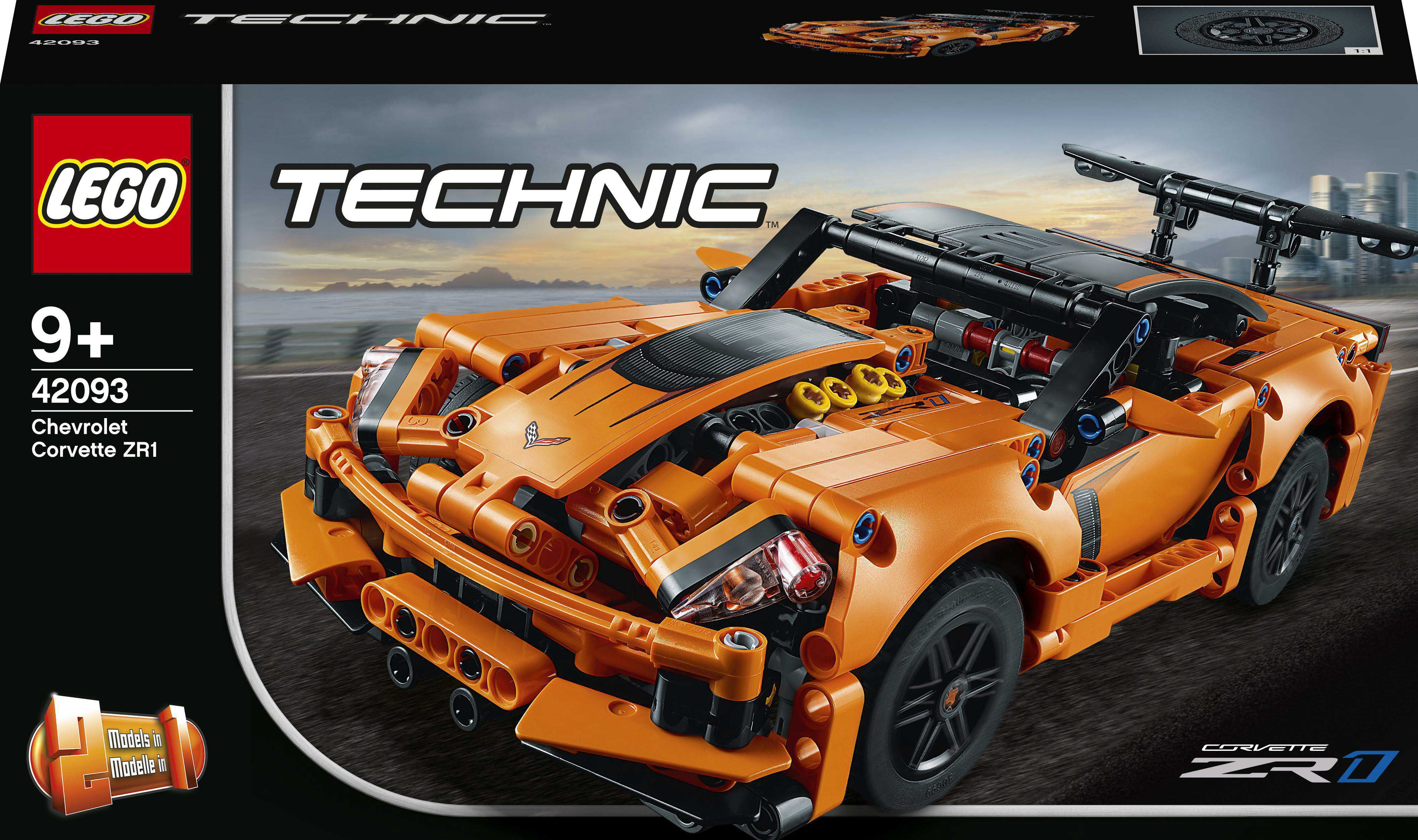

Конструктор LEGO Technic Chevrolet Corvette ZR1 2 в 1 (42093)