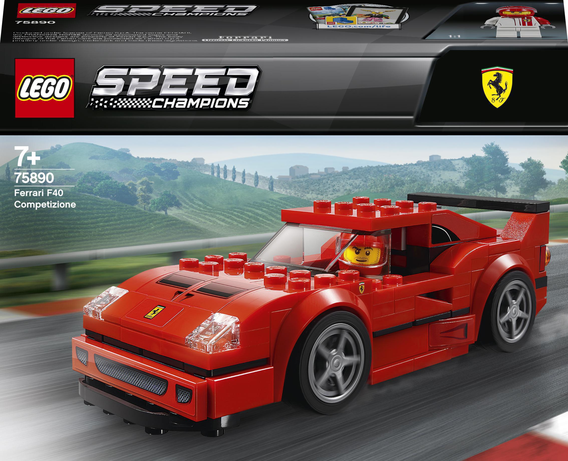 

Конструктор LEGO Speed champions Автомобиль Ferrari F40 Competizione (75890)