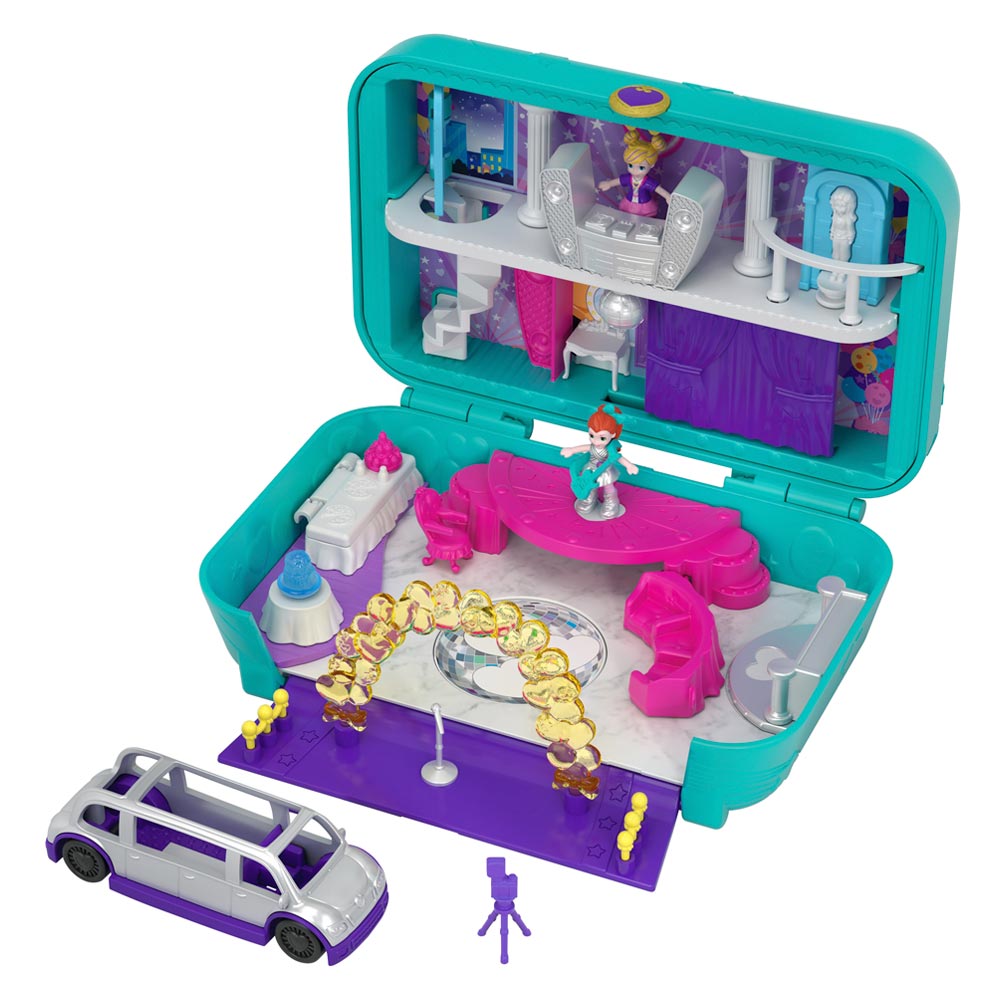 

Набор Polly Pocket Чемоданчик развлечений Танцевальный бокс (FRY39/FRY41)