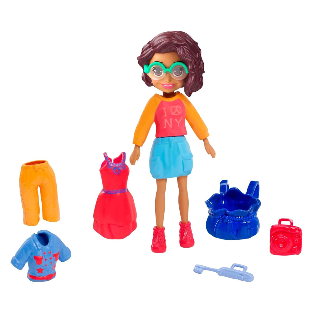 Акция на Набір Polly Pocket Fashion Маленька модниця Шани (GDM01/GDM03) от Будинок іграшок