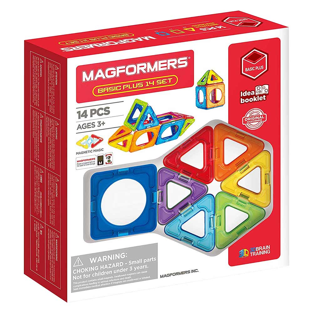 

Магнитный конструктор Magformers Базовый плюс 14 деталей (715013)
