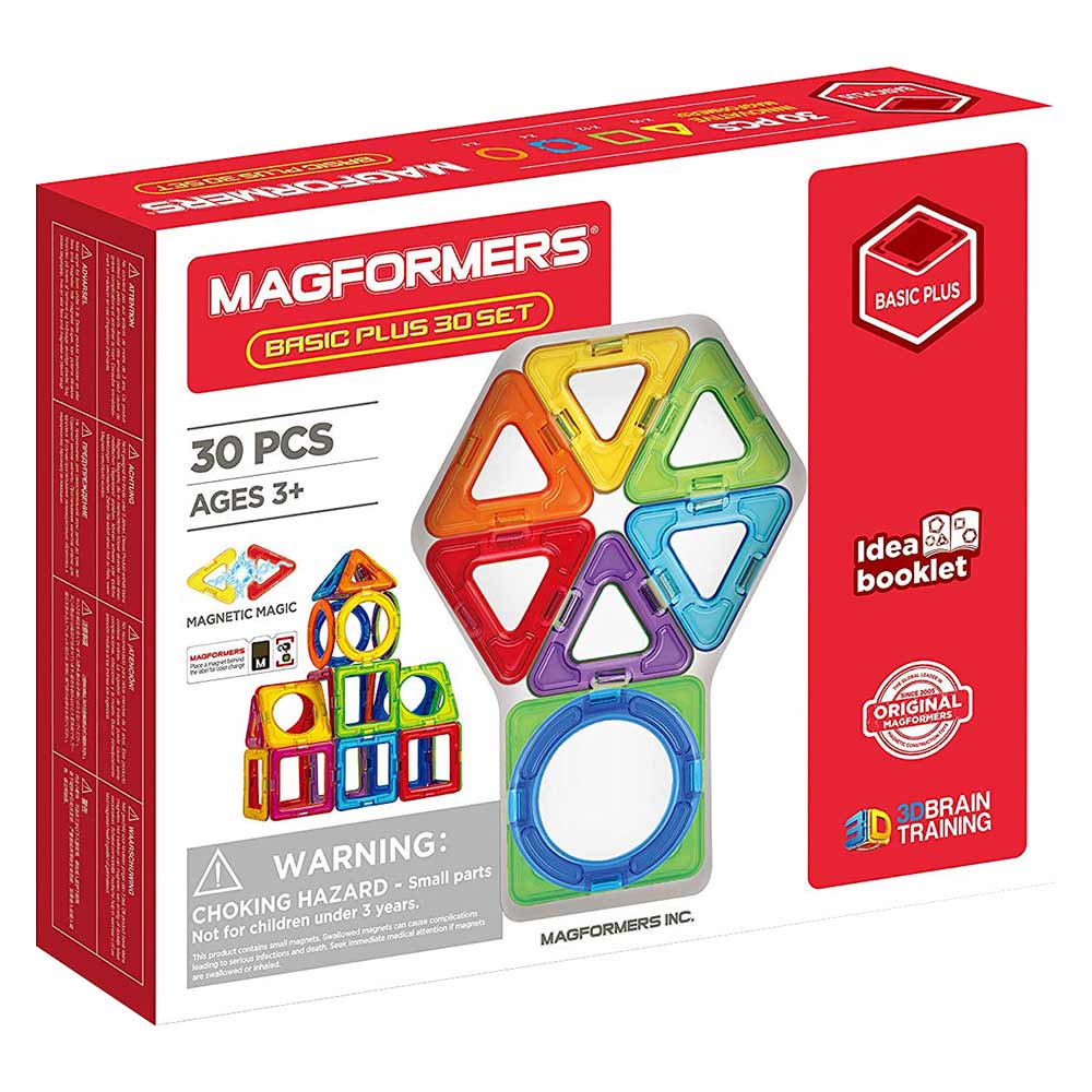 

Магнитный конструктор Magformers Базовый плюс 30 деталей (715015)